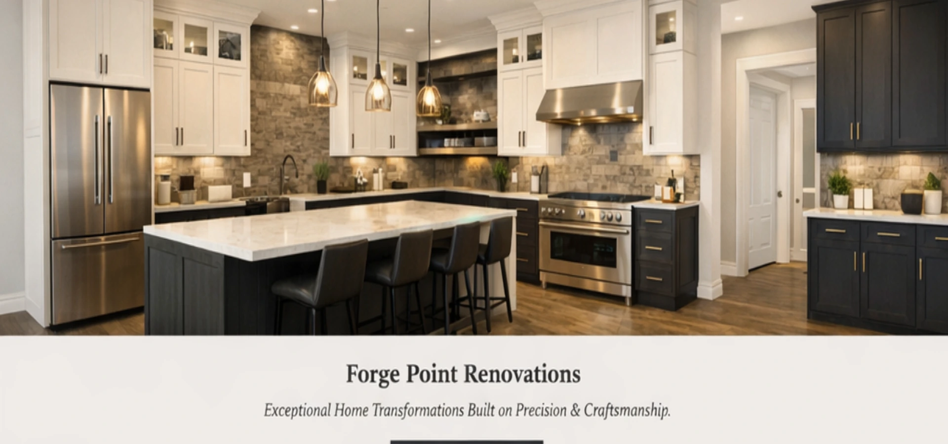 Luxury kitchen remodel project